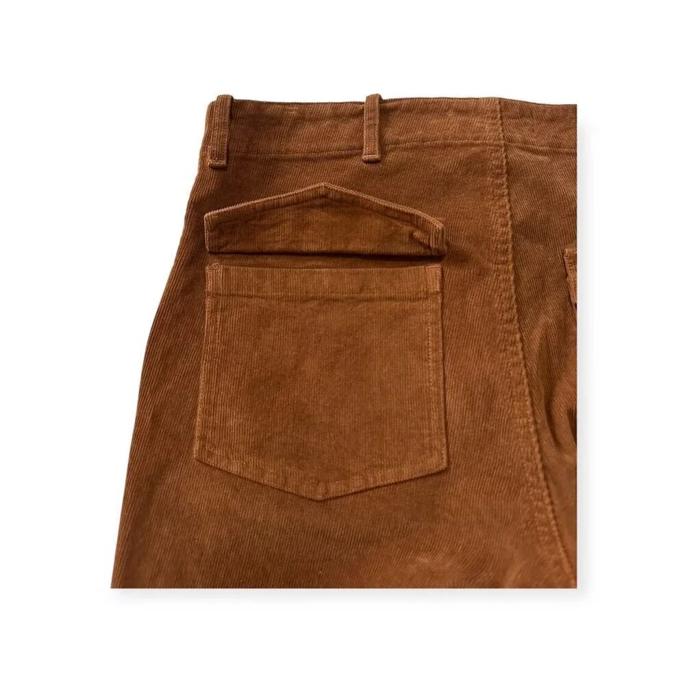 NILI LOTAN Jenna Pants in Corduroy, Color Maple, Size 6,  New with tags